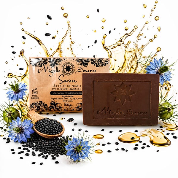 Äthiopische Habachia-Schwarzkümmelölseife 100g - Nigelle Source