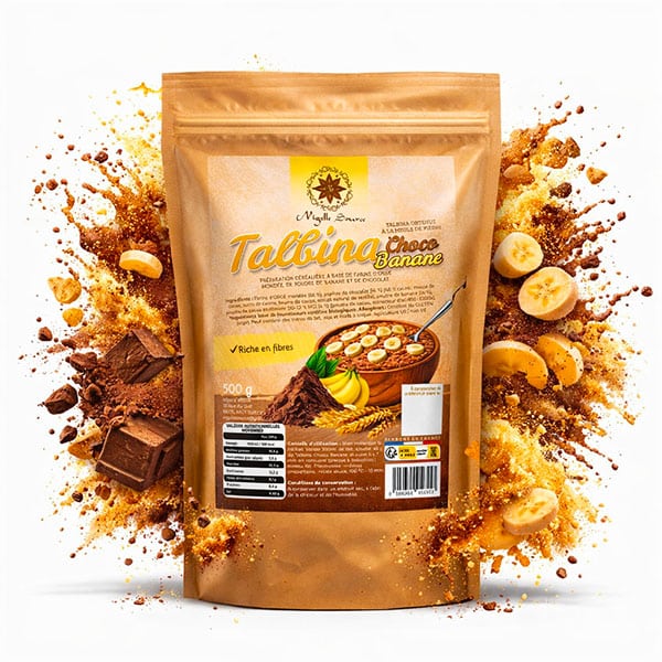 Talbina Schokolade Banane Bio - 500g - Nigelle Source
