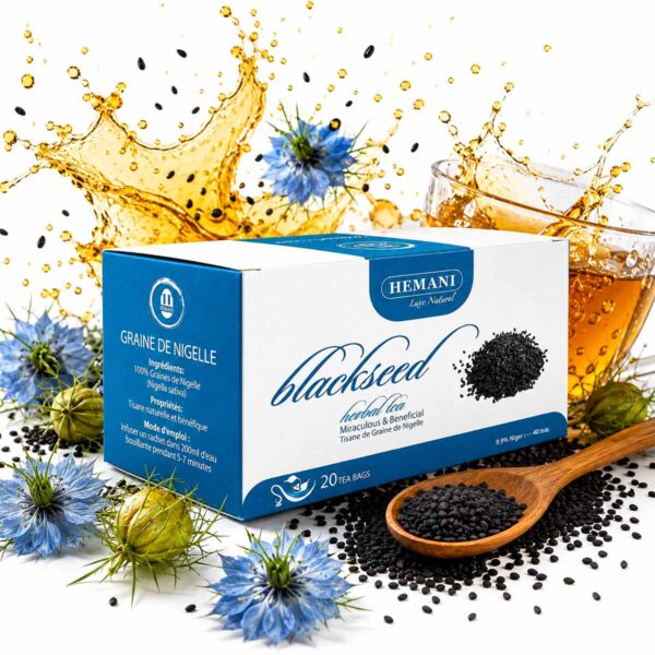 Tisane &agrave; la graine de nigelle - 20 sachets - Marque Hemani