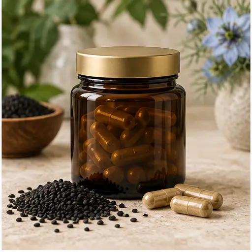 Gélules et gummies à la nigelle