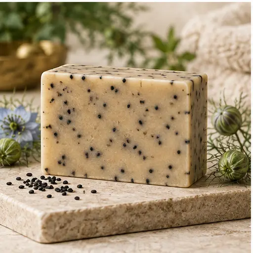 Savons naturels à la nigelle