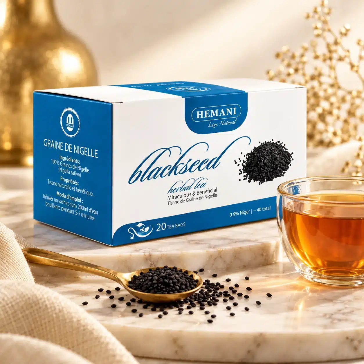 Tisane &agrave; la graine de nigelle &mdash; Hemani